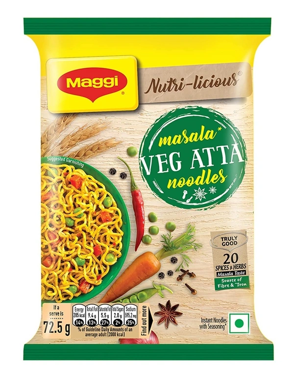 Maggi Masala Atta Noodles Veg, 70g