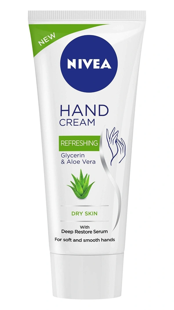 NiveaHand Cream, Refreshing Glycerin & Aloe Vera, 75ml