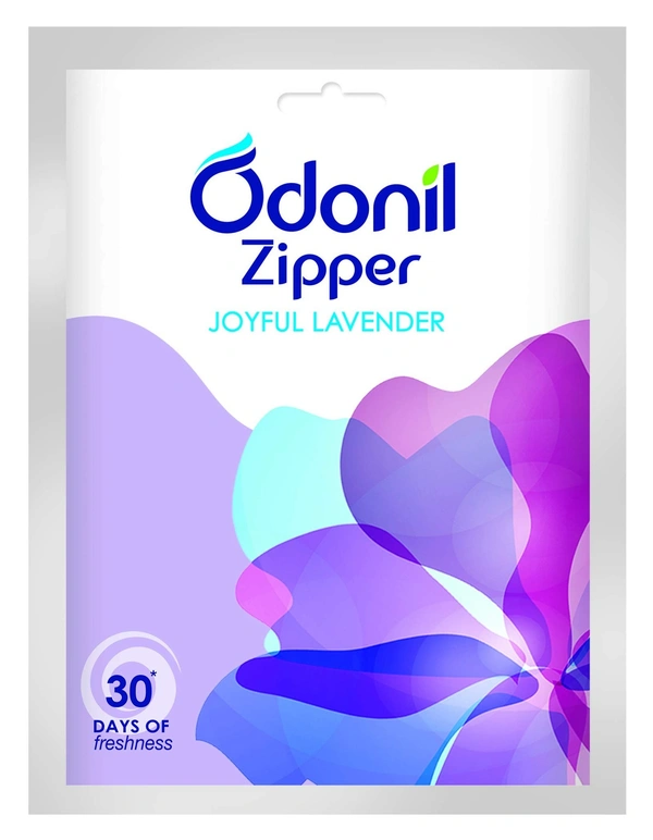Odonil Air Freshner Zipper Joyful Lavender, 10g