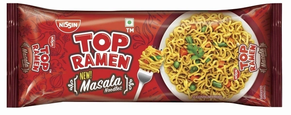 Nissin Top Ramen New Masala Noodles, 280g