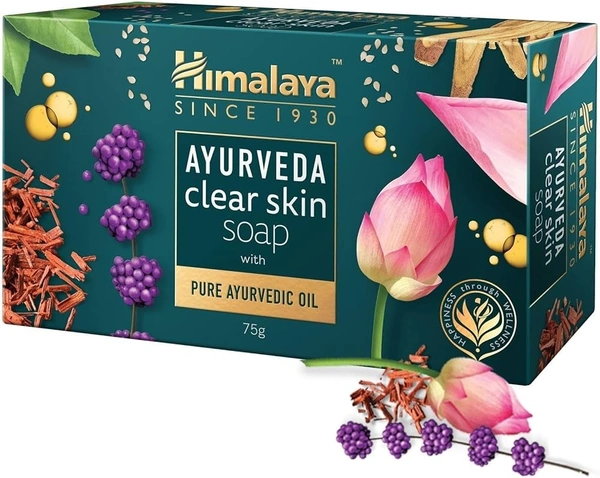 Himalaya Ayurveda Clear Skin Soap (Pure Ayurvedic Oil), 125g