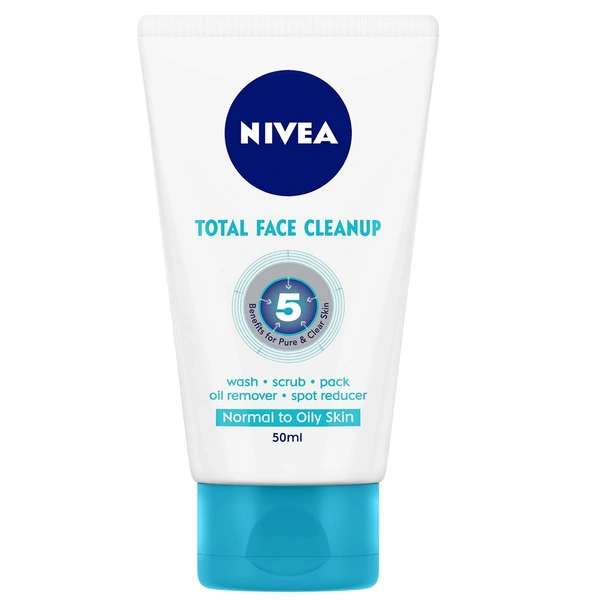 Nivea Total Face Cleanup, 100ml