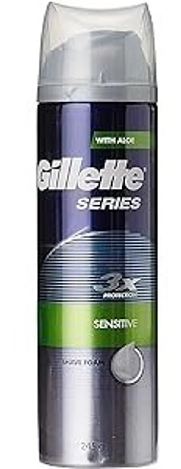 Gillette Series Foam Sensitive 3x Protection, 245g
