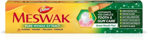 Dabur Toothpaste Meswak Pure Extract Tooth& Gum Care, 100g