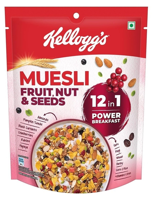 Kellogg's Muesli Fruit Nut & Seeds 240g Pouch