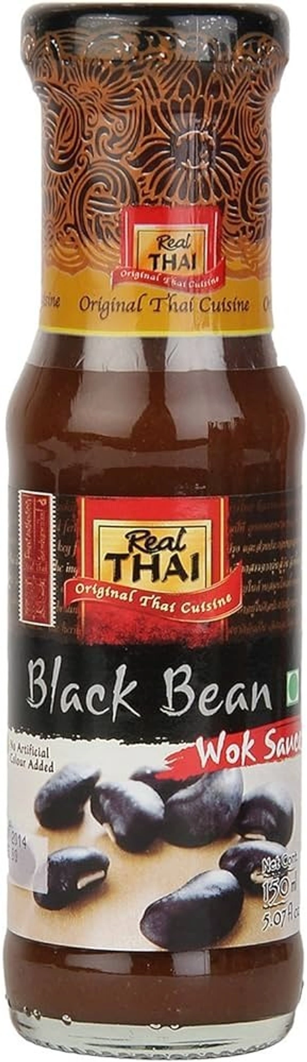 Real Thai Black Bean Wok Sauce, 150ml