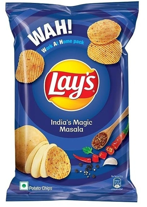 Lay's Potato Chips India's Magic Masala, 115g