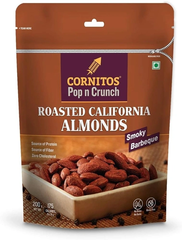 Cornitos Roasted Almond Smoky BBQ, 200g
