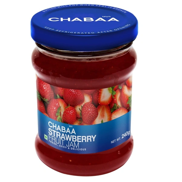 Chabaa Strawberry Fruit Jam, 240g