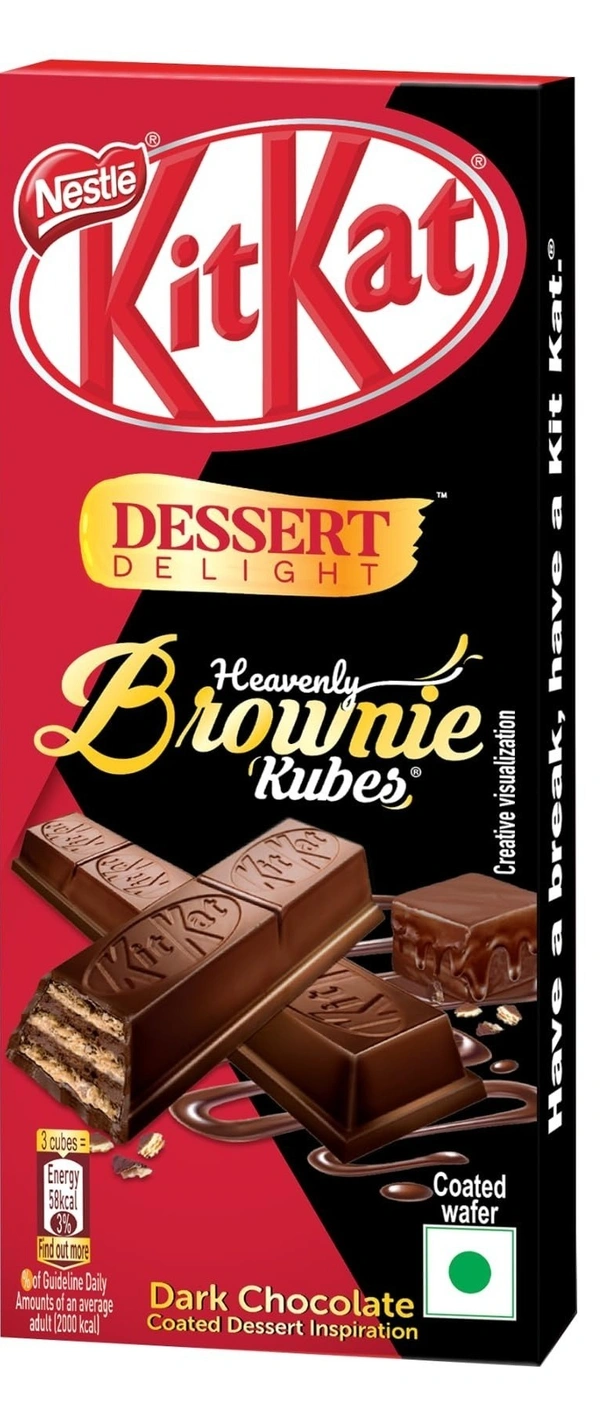 Nestle Kitkat Dessert Delight Brownie+ Kubes, 50g