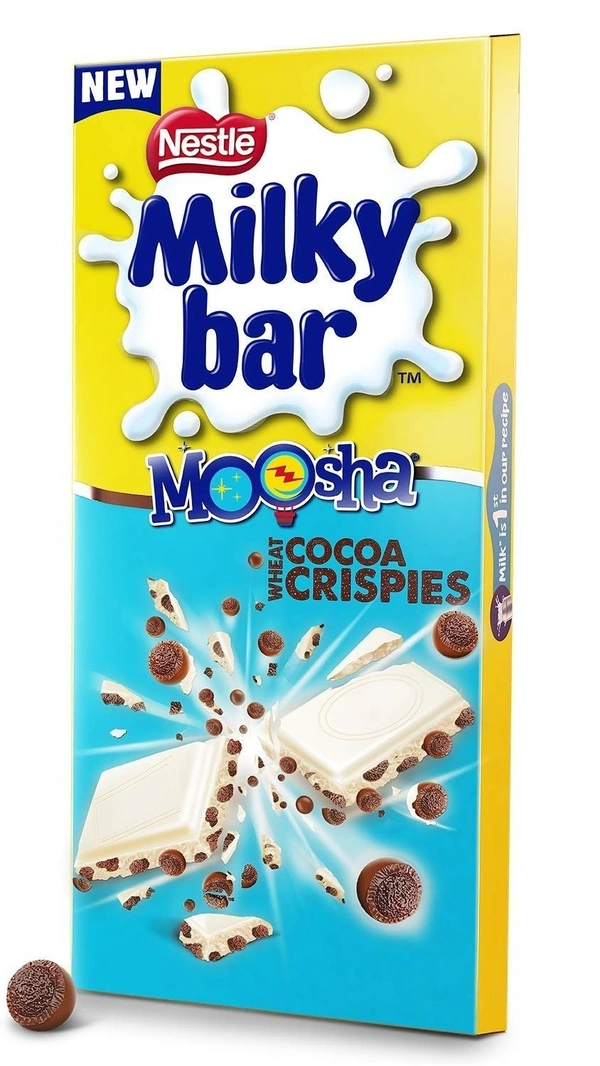 Nestle Milkybar Moosha Cocoa Wheat Crispies, 45g
