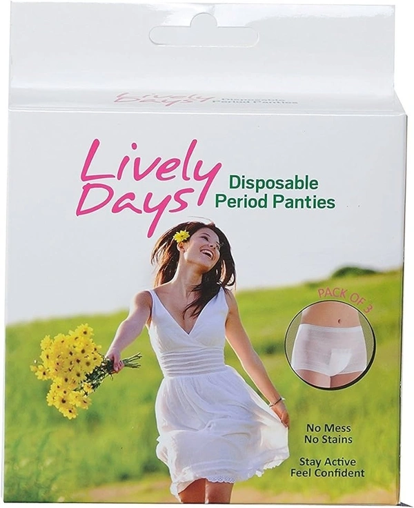 Lively Days Disposable Period Panties 3 Pants