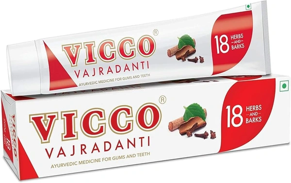 Vicco Vajradanti Ayurvedic Toothpaste Herbs And Barks, 100g
