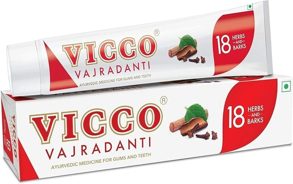 Vicco Vajradanti Herbs& Barks Toothpaste, 100g