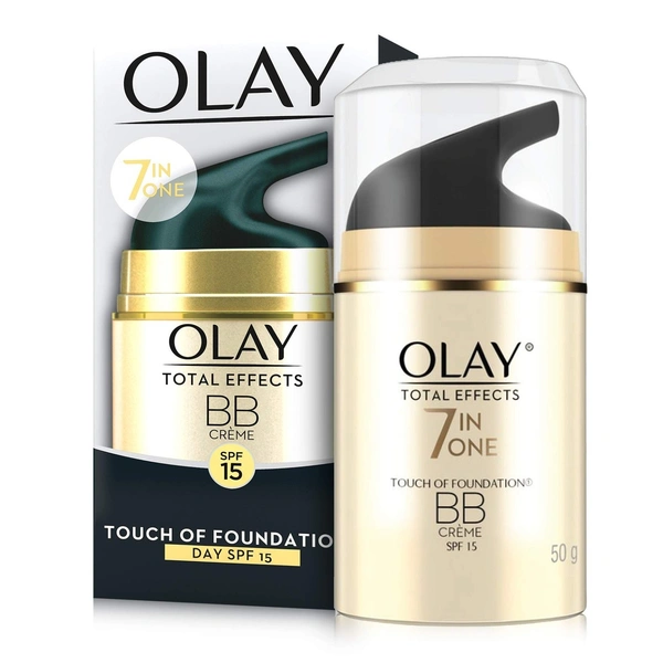 Olay Total Effects 7 - In - 1 Anti - Ageing BB Day Cream with Touch of Foundation (SPF15,50g)