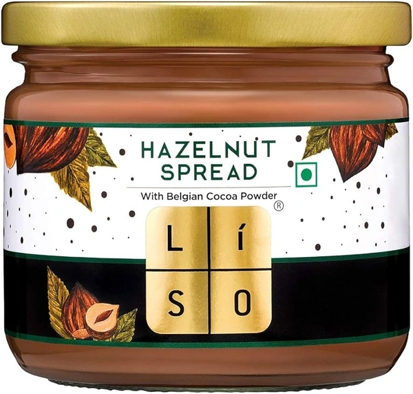 Liso Hazelnut Spread With Belgian Cocoa Powder, 290g