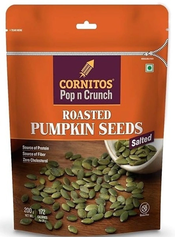 Cornitos Roasted Pumpkin Seeds Salted, 200g