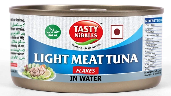 Tasty Nibbles Light Meat Tuna Flakes, 185g