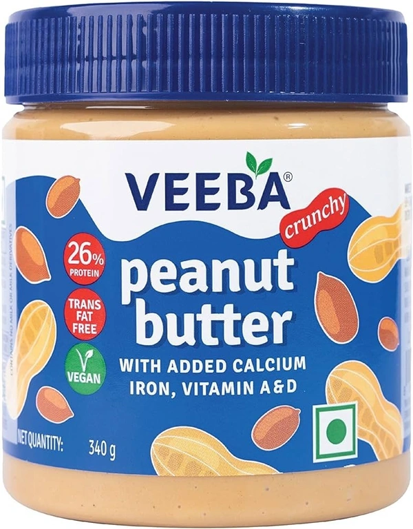 Veeba Peanut Butter Crunchy, 340g