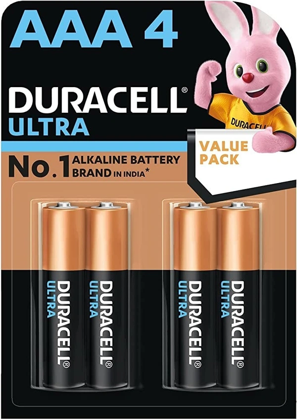 Duracell Ultra AAA X 4 Battery, 1 pcs