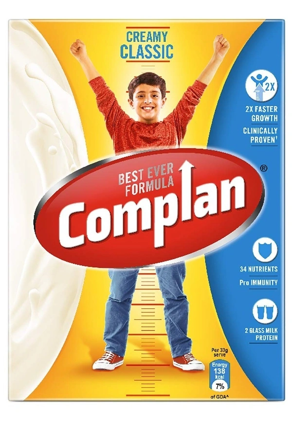 Complan Nutrition and Health Drink Creamy Classic, 200g (Carton)
