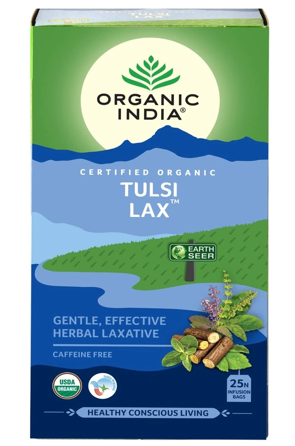 Organic India Green Tea Tulsi Lax, 25 Bags