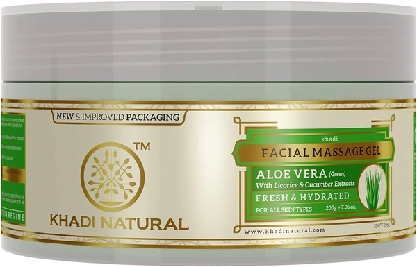 Khadi Herbal Aloevera Gel (Green), 200g