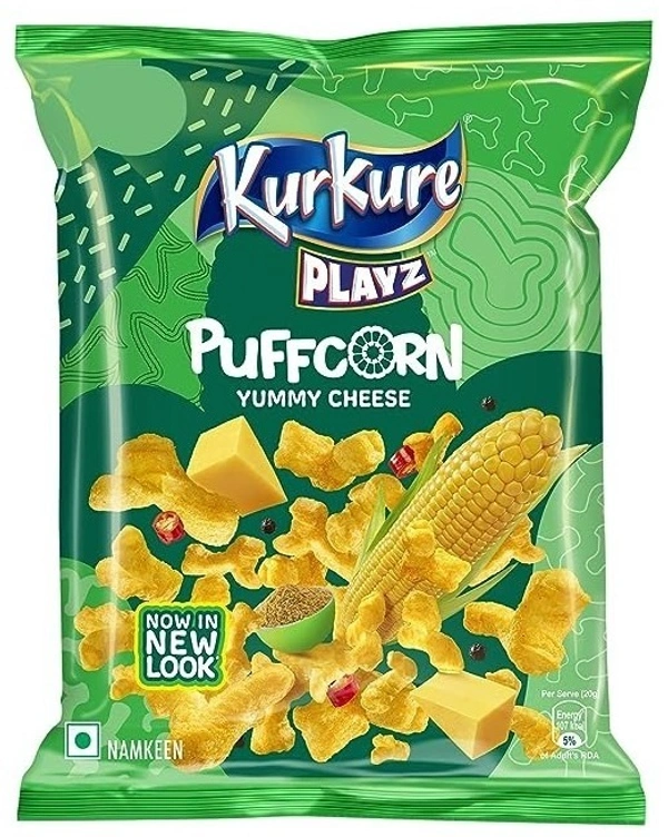 Kurkure Namkeen Puffcorn Yummy Cheese, 28g