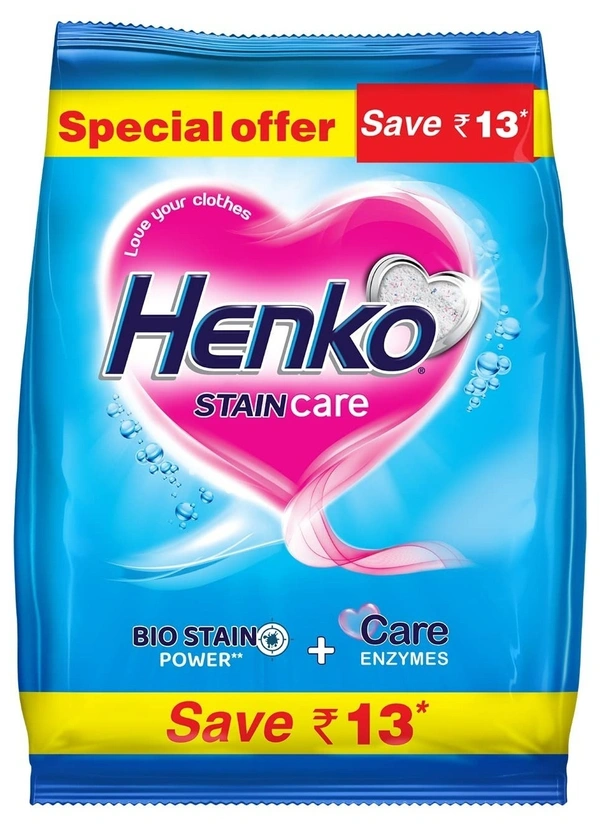 Henko Stain Care Washing Powder, 500g