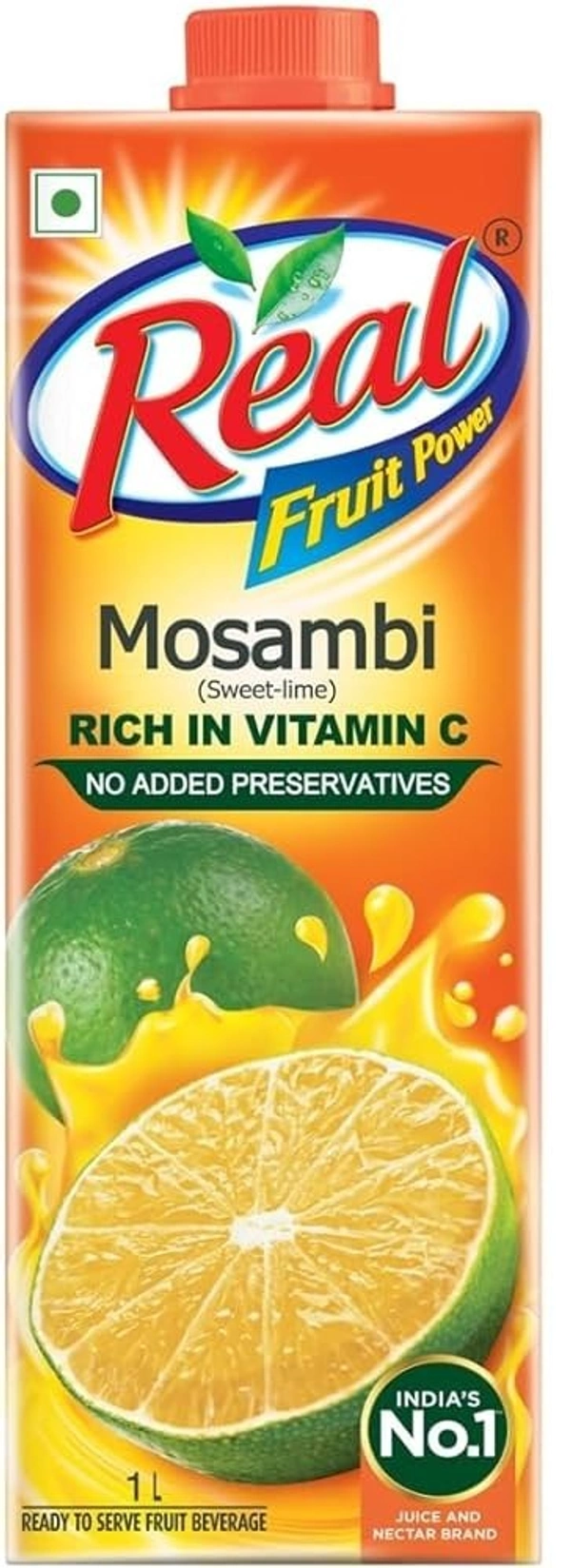 Real Fruit Power Mosambi Juice - 1L