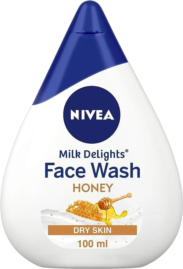 Nivea Face Wash Milk Delight Dry Skin, 100ml