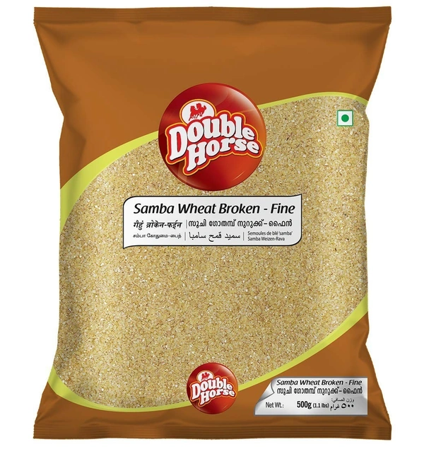 Double Horse Samba Wheat Broken Fine, 500g