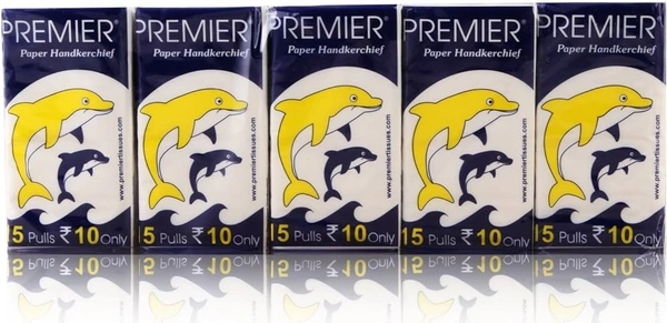 Premier Paper Handkerchief, 10 Packets x 15 N Tissue Paper