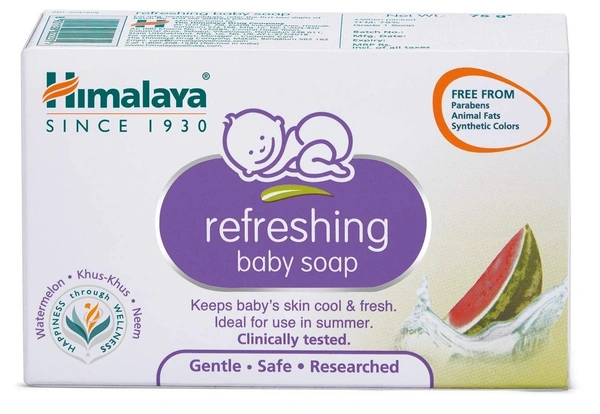 Himalaya Refreshing Baby Soap Watermelon / Neem, 75g