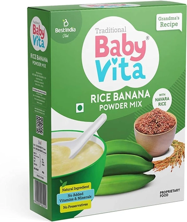 Baby Vita Rice Babnana Powder Mix, 300g