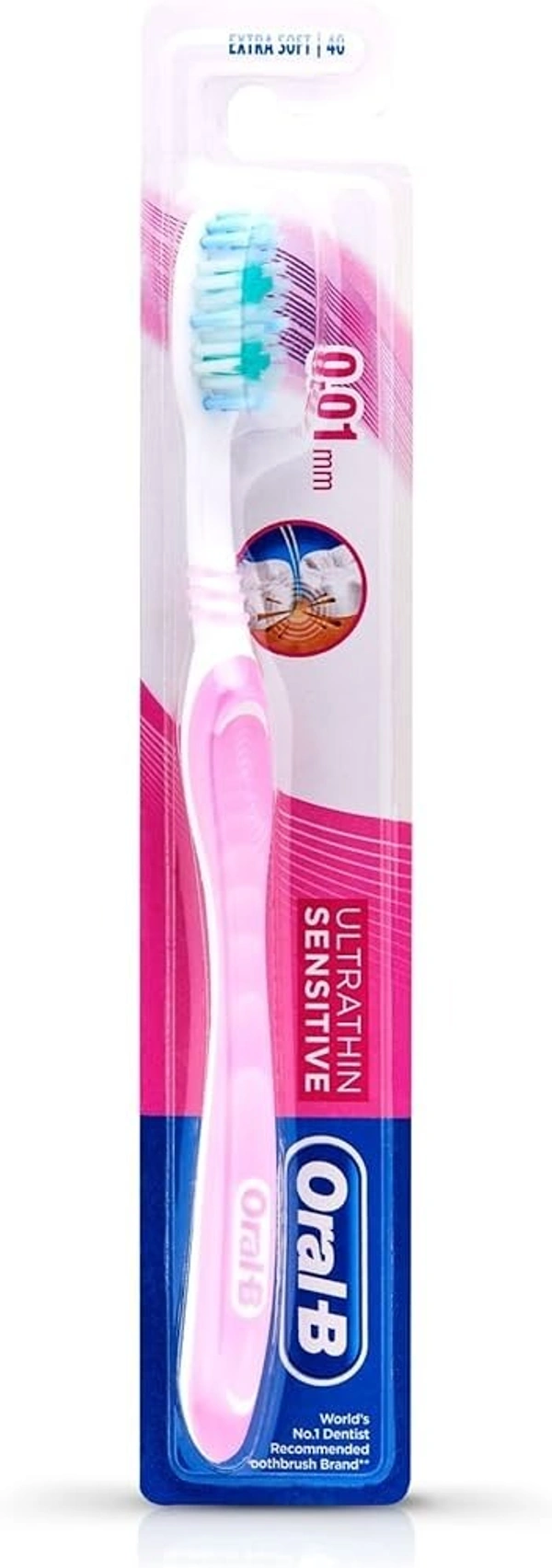Oral - B Toothbrush Ultrathin Sensitive Extra Soft Toothbrush, 1 pcs