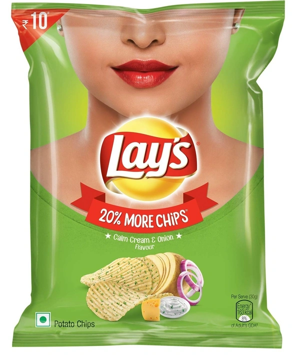 Lay's American Style Cream& Onion Flavour Potato Chips, 30g