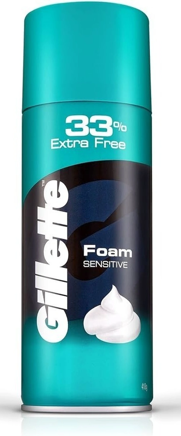 Gillette Classic Sensitive Shave Foam (33% extra), 418g