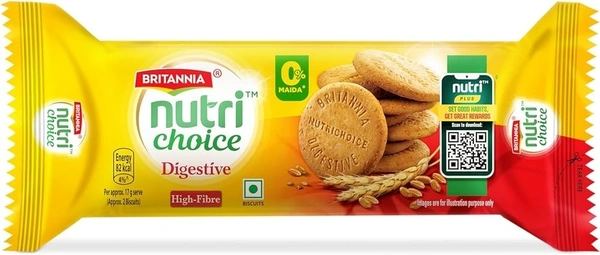 Britannia Biscuits Nutri Choice Digestive Cookies, 200g