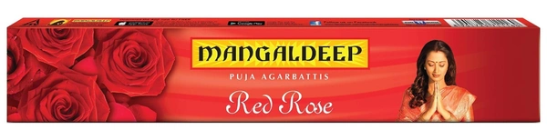Mangaldeep Agarbattis Rose (14 Sticks), 14 sticks