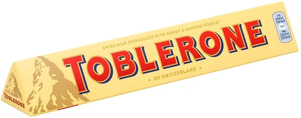 Toblerone Toblerone Swiss Milk Chocolate With Honey Almond Nougat 100g