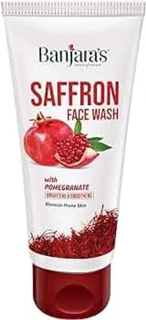 Banjaras Saffron Face Wash With Sandal Oily Skin, 50ml