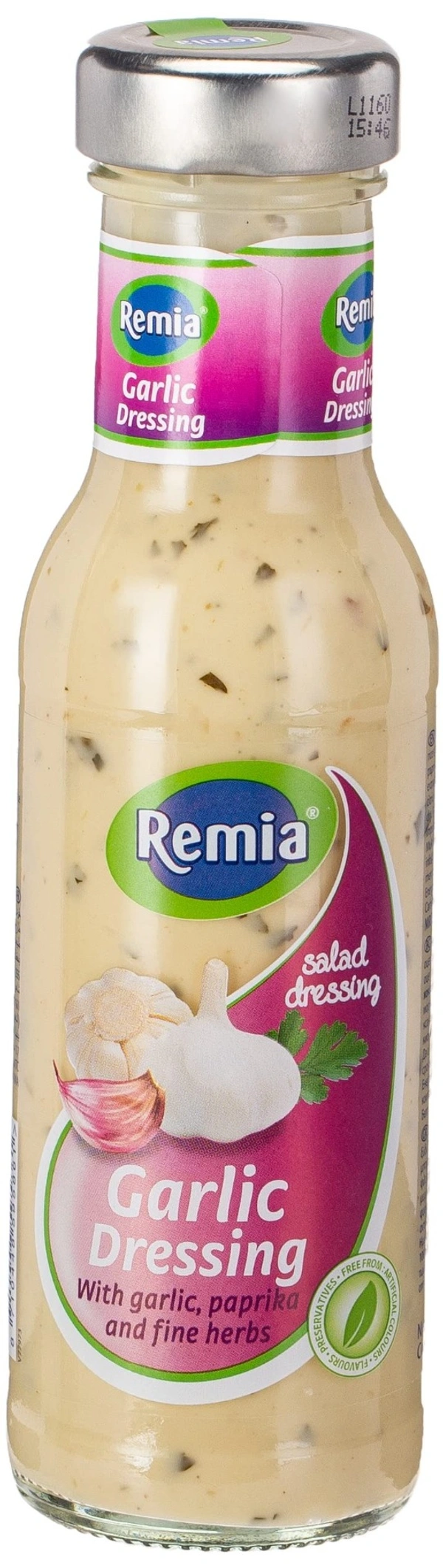 Remia Garlic Dressing With Garlic, Paprika& Fine Herbs, 250ml