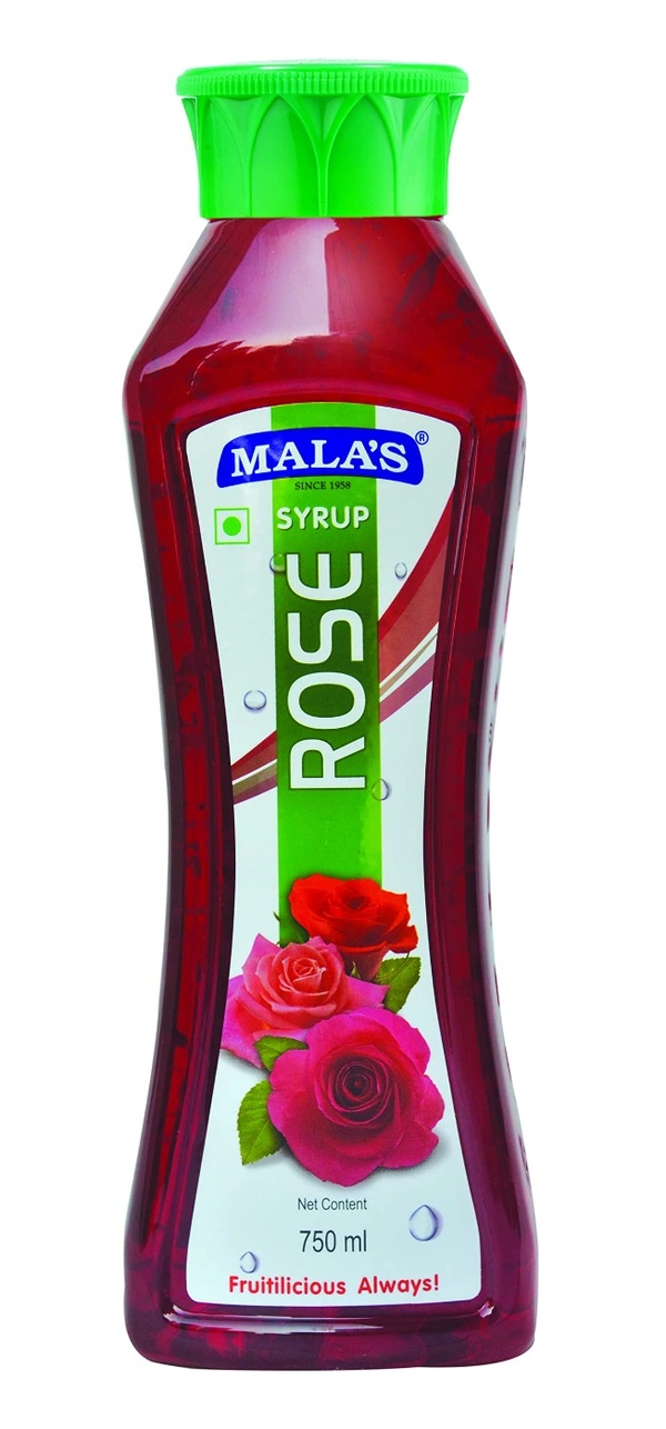 Mala's Rose Syrup - 750ml Bottle