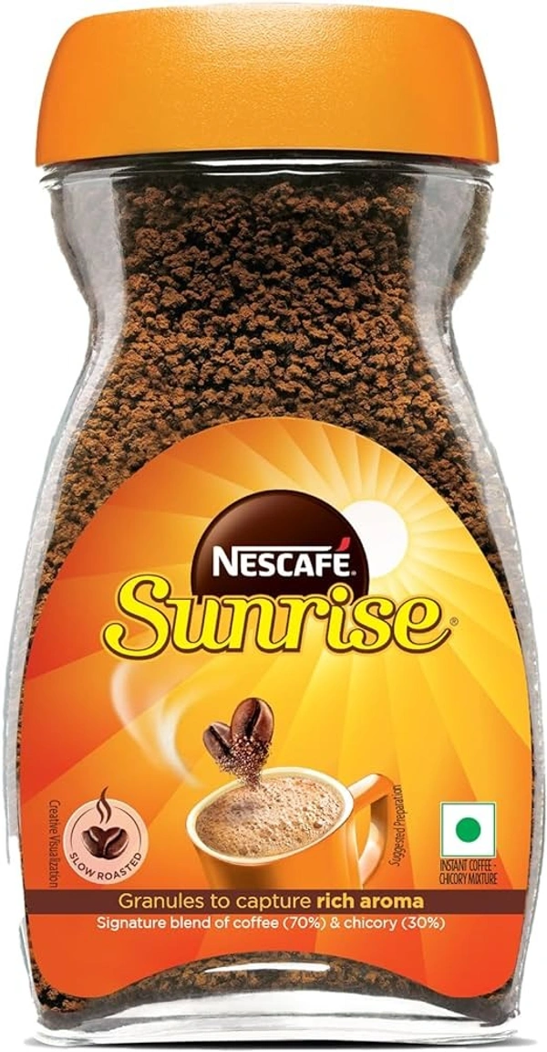 Nescafe Sunrise Rich Aroma Instant Coffee 200g Jar