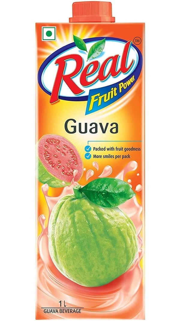 Real Fruit Power Juice, Guava, 1L