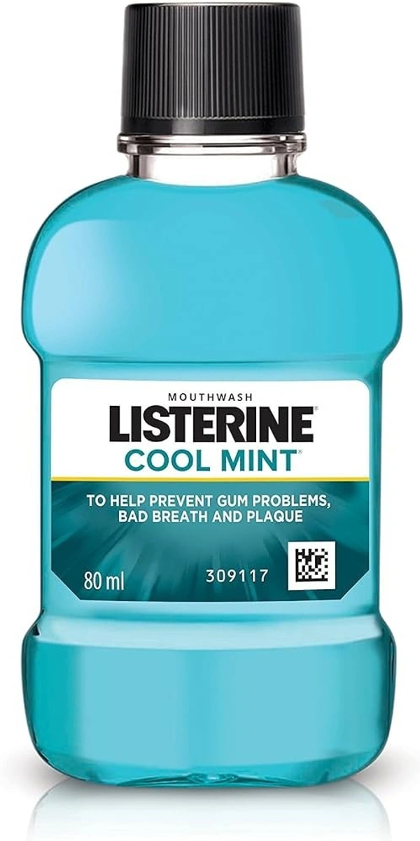 Listerine Cool Mint Mouth wash (Mild Task), 80ml