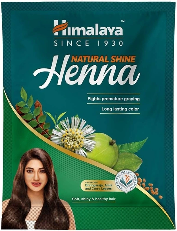 Himalaya Henna Natural Shine (Bhringaraja Amla& Curry Leaves), 50g