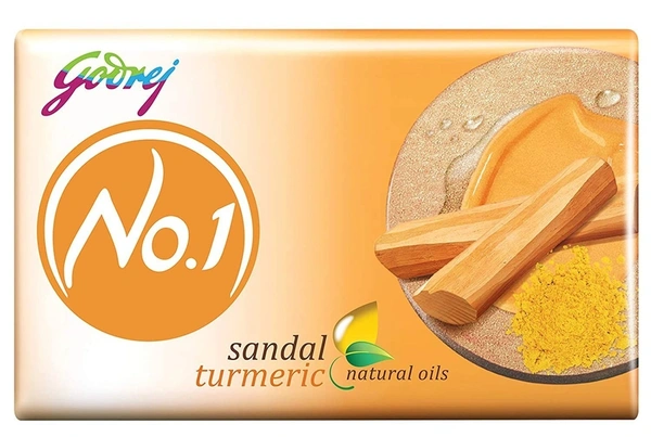 Godrej No.1 Sandal& Turmeric Soap, 125g