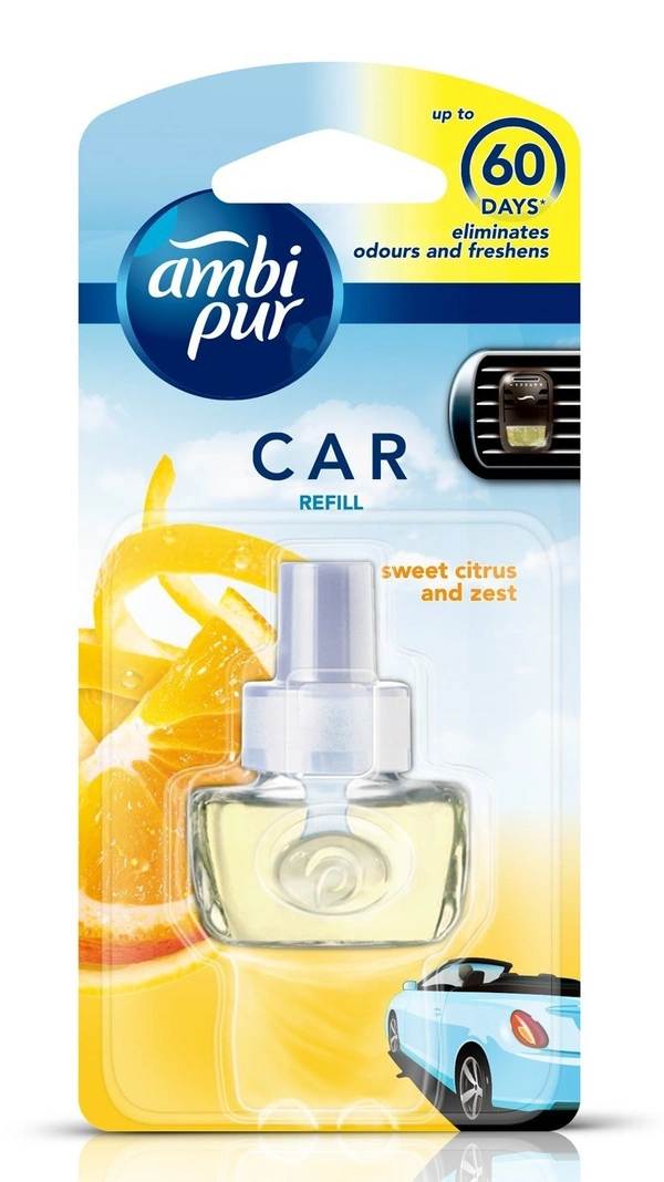 Ambi Pur Sweet Citrus And Zest Car Freshner 7.5ml